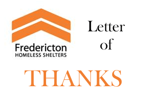 Fredericton Homeless Shelters THANKS