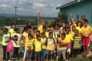 Smiling faces from St. Hilda’s School in Belize (December 2019)