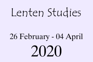 Lenten Studies 2020