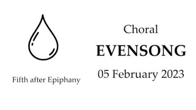 230205 Choral Evensong Christ Church Cathedral