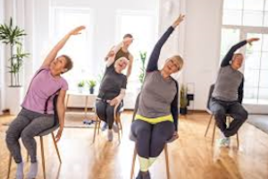 Chair Yoga in the Cathedral