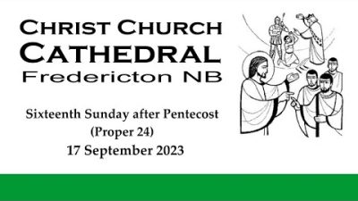 230917 Sixteenth Sunday after Pentecost Worship 10:30a.m.