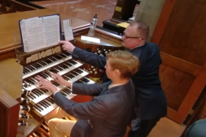 Young organ scholar has made an impact in a short time