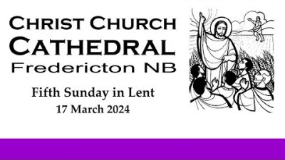 20240317 Fifth Sunday in Lent - Passiontide (St. Patrick)  March 17, 2024  10:30 AM