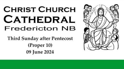 Third Sunday after Pentecost (Proper 10) June 9, 2024 10:30 AM
