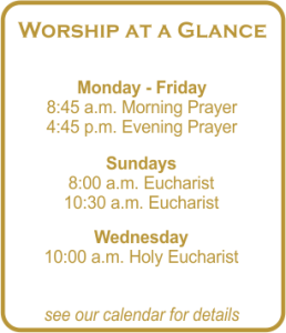 Worship at a Glance