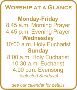 Worship at a Glance