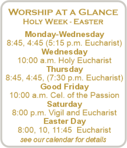 Worship at a Glance
